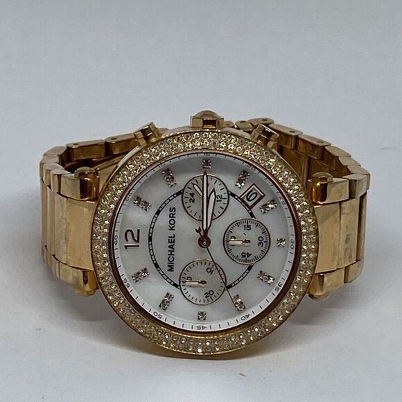 Michael Kors Parker MK5491 Women Stainless Steel Analog Dial Quartz Watch JK353 main image 4